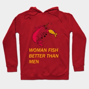 Cute Unicorn Fishing Hoodie